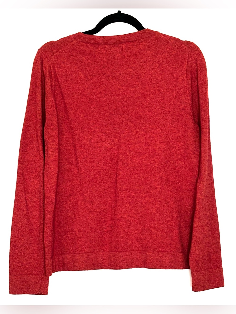 J.Crew Cotton-Wool Blend Teddie Sweater Burnt Orange Size L - Picture 2 of 4